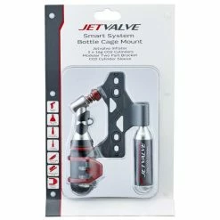 Gonfleur Jetvalve Avec Support Fixation Porte Bidon - Livré Avec 2 Cartouches Sur Carte Weldtite 16g