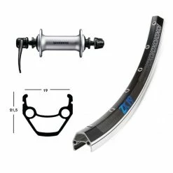 Roue Avant Wiener Winora Exal Zx 36Tr Br Sh.Acera T3000