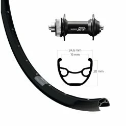 Roue Avant Disque Wiener Ryde Rival Cl 32T Br Deore Xt