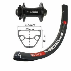 Roue Avant 6 Vis XLC TA-15 DT Swiss V.6.5 A/Oe.